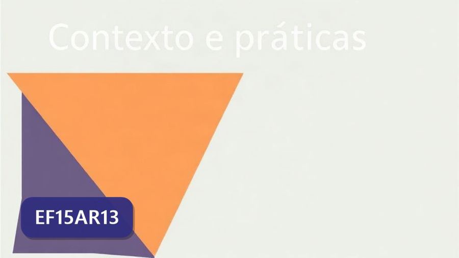 Atividades sobre Contexto e práticas com gabarito — 1º ano, 2º ano, 3º ano, 4º ano, 5º ano (EF15AR13)