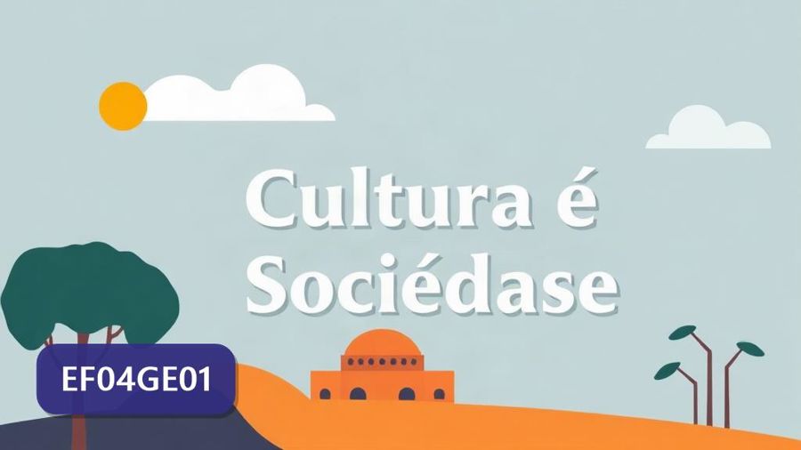 Atividades sobre Cultura e Sociedade com gabarito — 4º ano (EF04GE01)