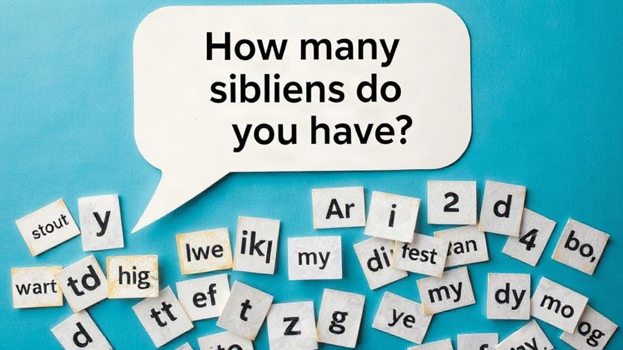Perguntas sobre família em inglês: o aluno reconhece o tema, mas não a pergunta