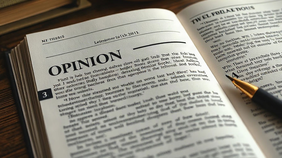 Interpretação de artigo de opinião no 9º ano com gabarito