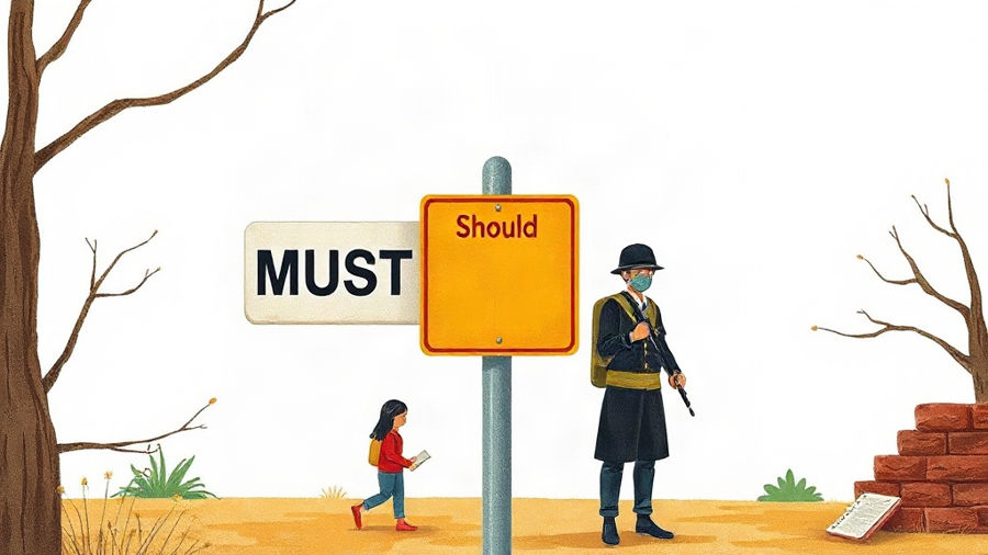 Must e should: como ensinar a diferença entre obrigação e conselho