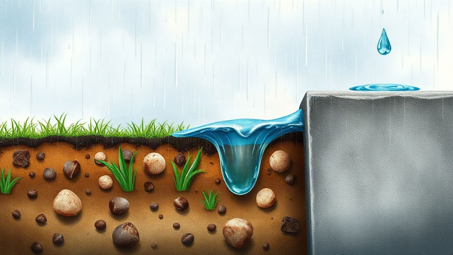 Permeabilidade do solo: por que mais cimento parece resolver as poças