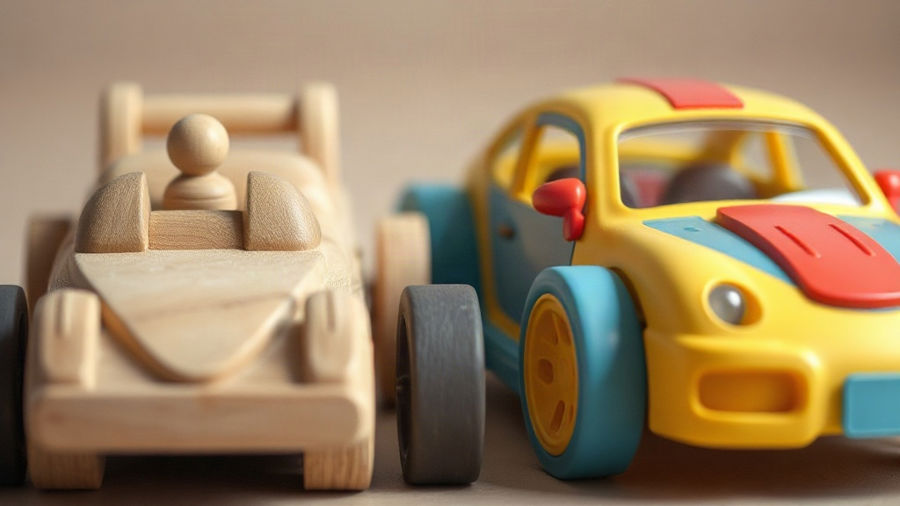 Materiais de brinquedos: plástico, madeira e as confusões sobre suas origens