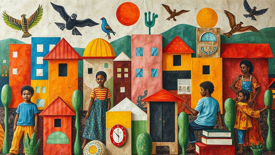 Mural coletivo: por que tantos alunos confundem colaboração com uniformidade