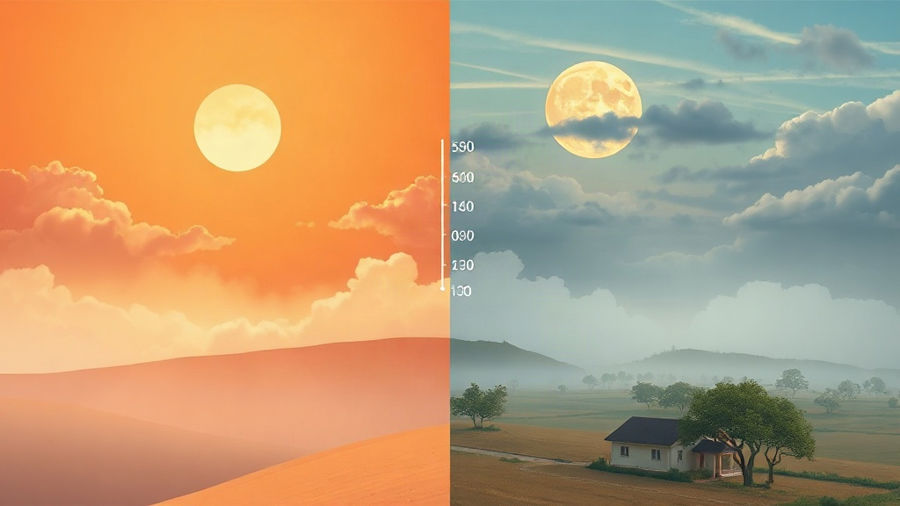 Variação diária de temperatura e umidade: por que os alunos confundem as amplitudes