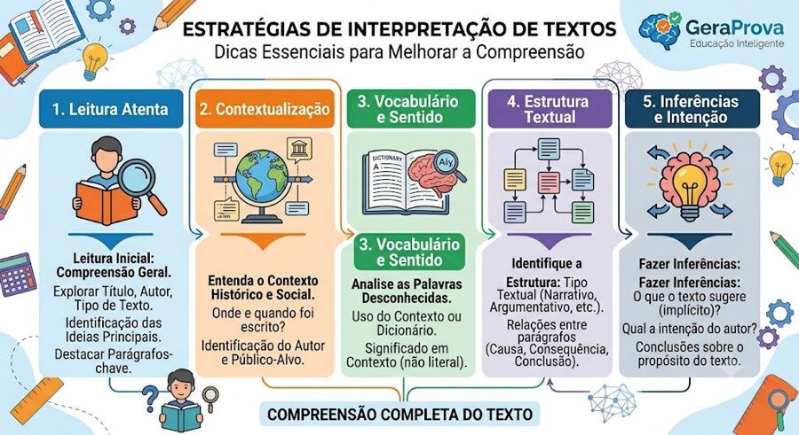 Interpretação de texto: exercícios resolvidos no estilo ENEM
