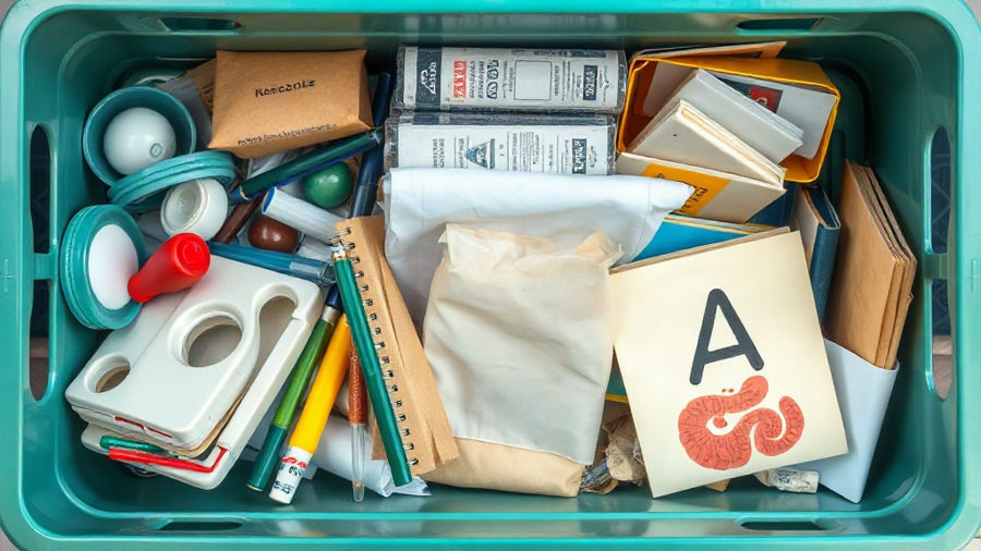 Atividades de Materiais e descarte consciente para o 6º ano com gabarito