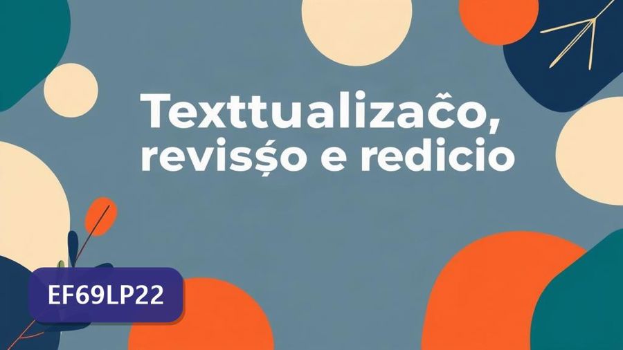 Atividades sobre Textualização, revisão e edição com gabarito — 6º ano, 7º ano, 8º ano, 9º ano (EF69LP22)