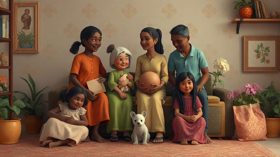 A vida em família: diferentes configurações e vínculos