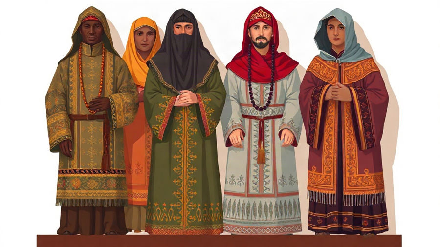 Indumentárias religiosas para colorir: ideias para ensinar com respeito