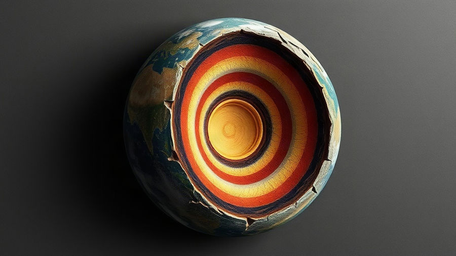 Atividade sobre as camadas internas da Terra para o 6º ano