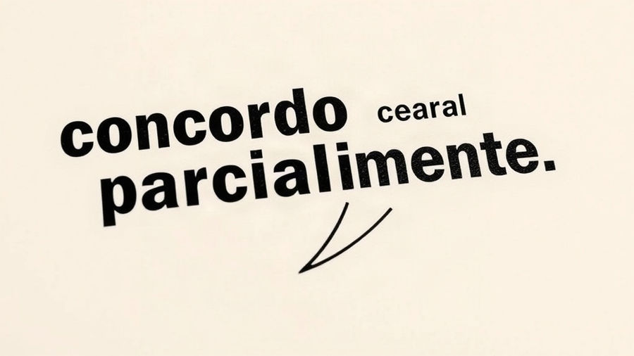 Concordo parcialmente: significado e exemplos para ensinar