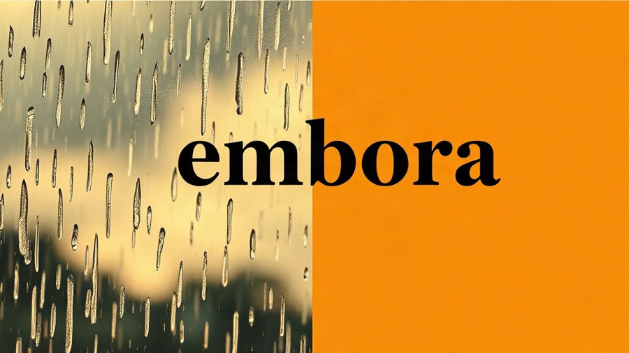 Embora é conectivo? Como ensinar a ideia de concessão