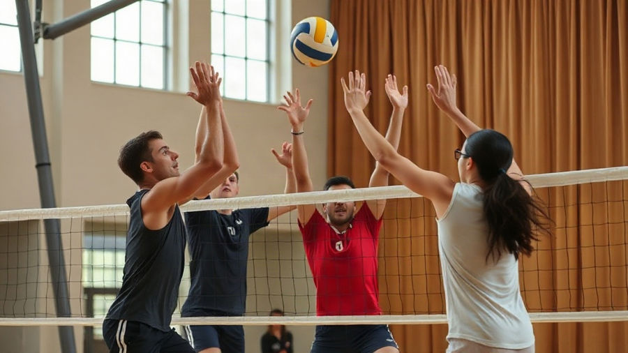 Por que o trabalho em equipe é importante no voleibol?