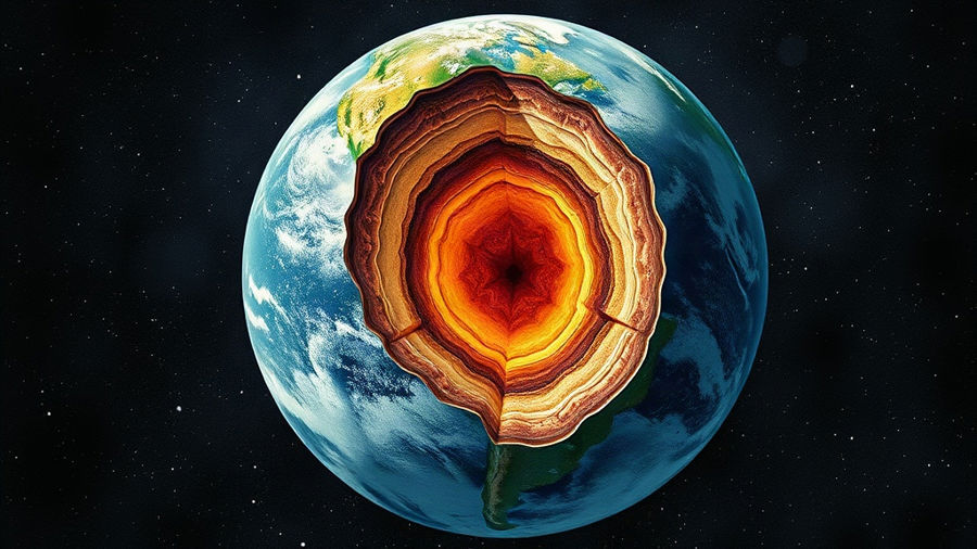 Crosta, manto e núcleo: como ensinar as camadas da Terra