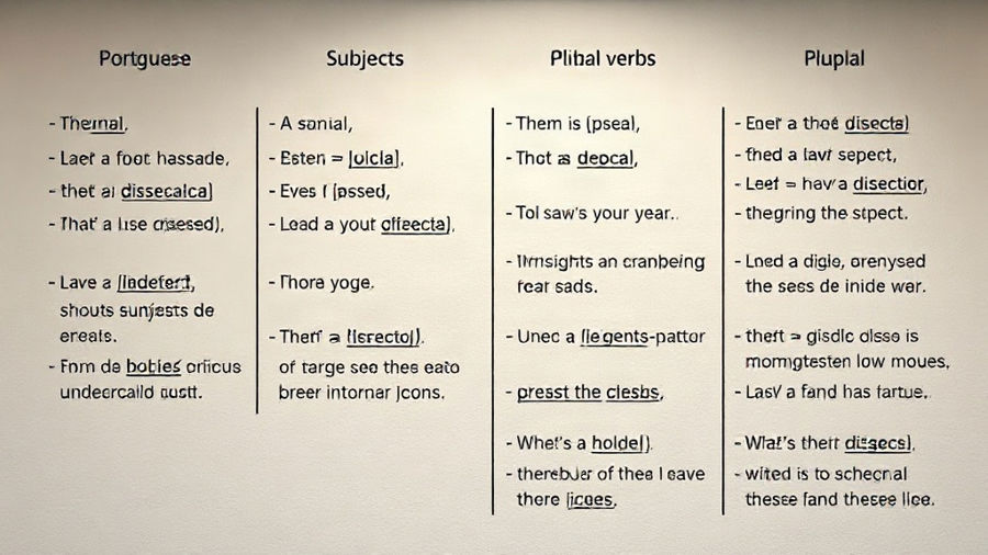 Atividades de concordância verbal para o 7º ano