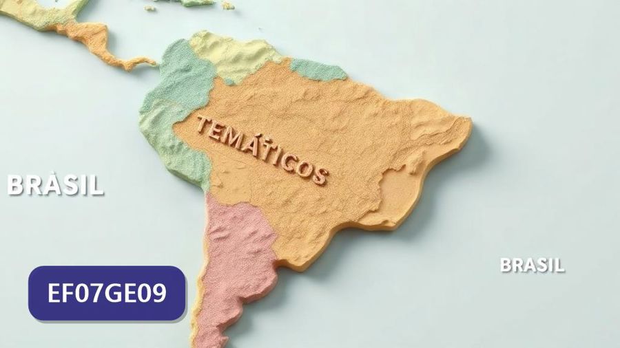 Atividades sobre Mapas temáticos do Brasil com gabarito — 7º ano (EF07GE09)