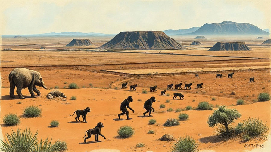 Em qual continente surgiram os primeiros seres humanos?