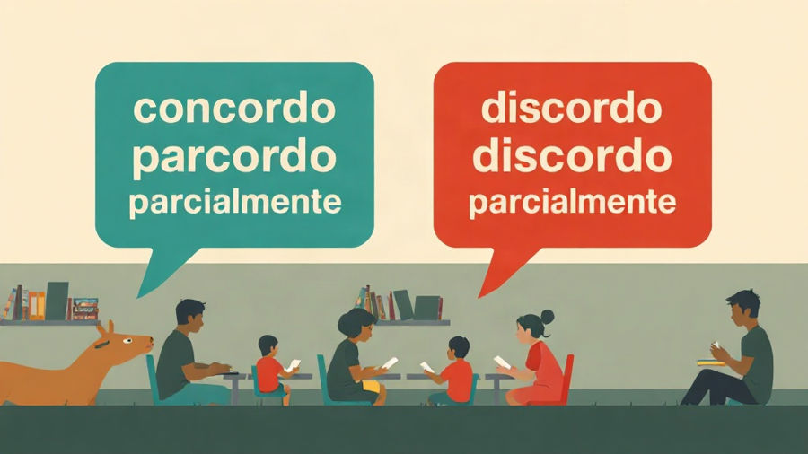 O que significa discordo parcialmente? Entenda e ensine