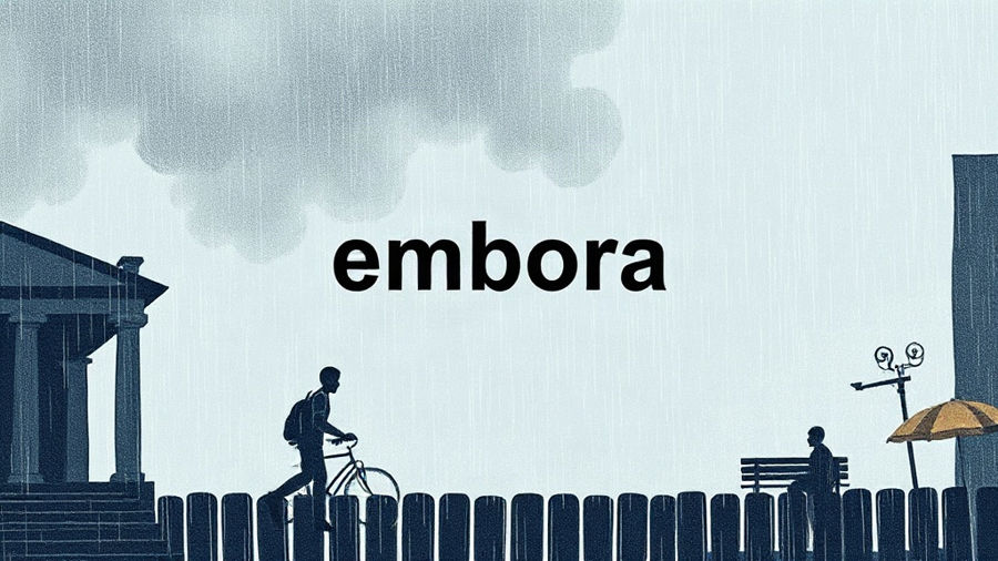 Embora é causa ou consequência? Entenda o uso do conectivo