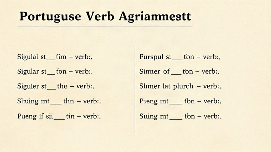 Atividade sobre concordância verbal para o 5º ano