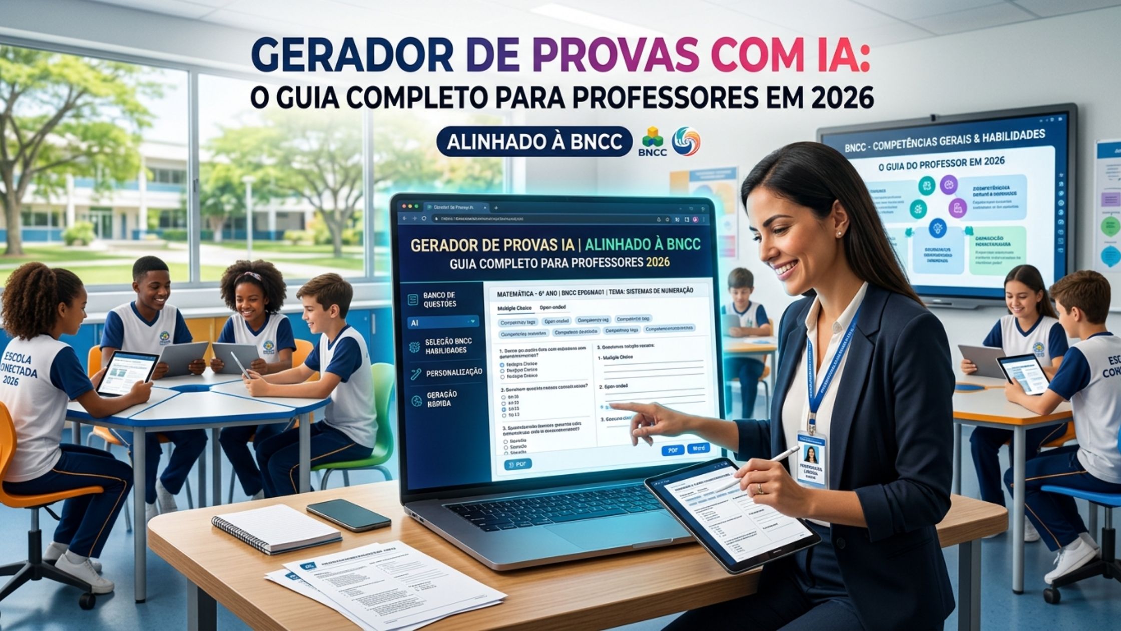 Gerador de Provas com IA Alinhado a BNCC: O Guia Completo para Professores em 2026