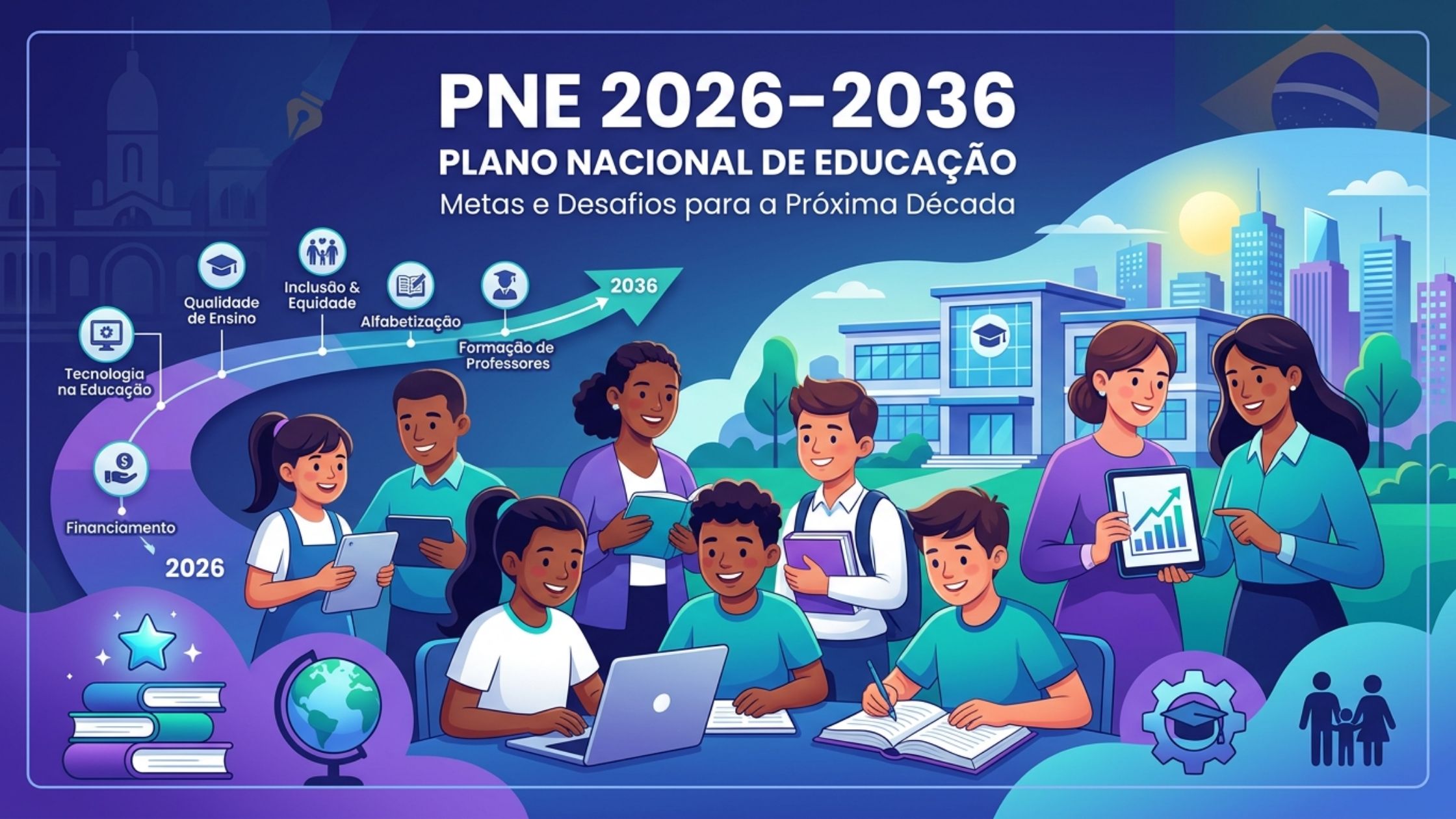 PNE 2026-2036: O Que o Novo Plano Nacional de Educação Muda no Seu Dia a Dia em Sala